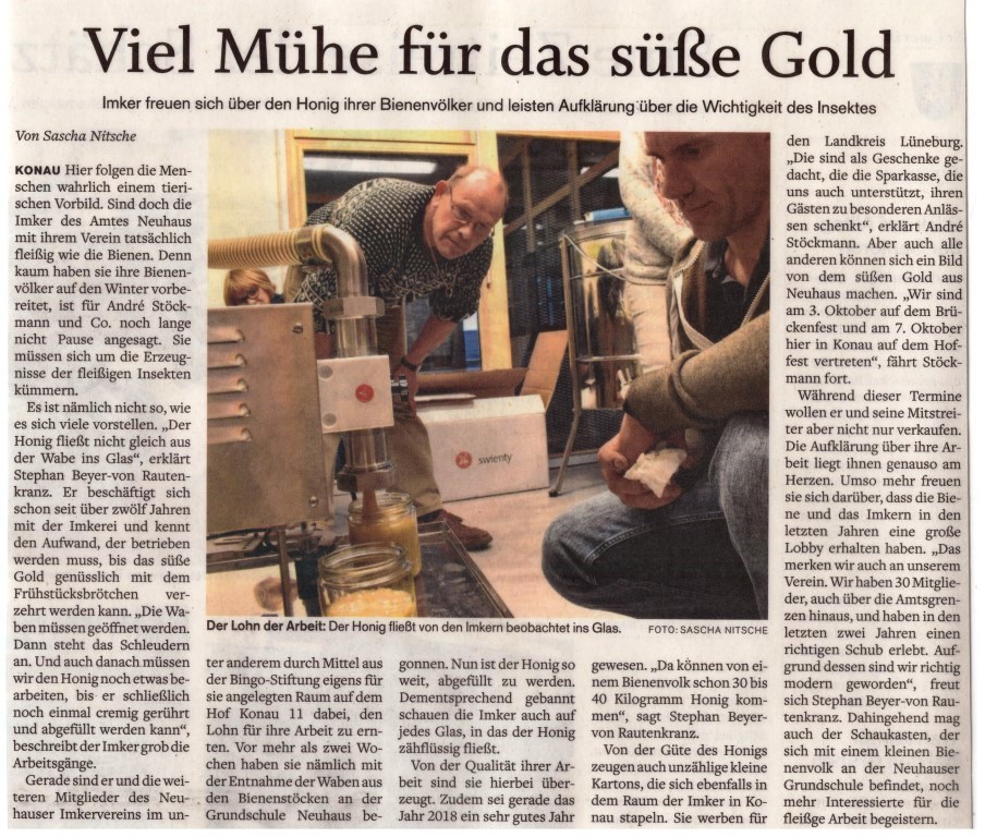 Schweriner Volkszeitung 01.10.2018